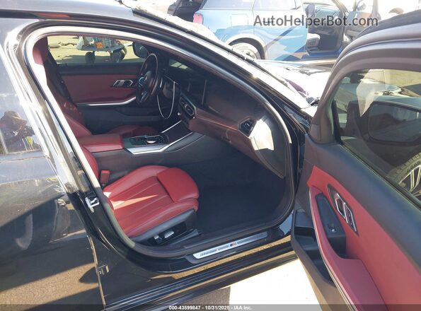 3MW69FF01P8D59980 2023 BMW 3 SERIES White Widok wnętrza z przodu