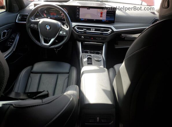 3MW69FF02R8E24418 2024 BMW 3 SERIES Red Dashboard view