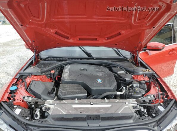3MW69FF02R8E24418 2024 BMW 3 SERIES Red Rear interior view