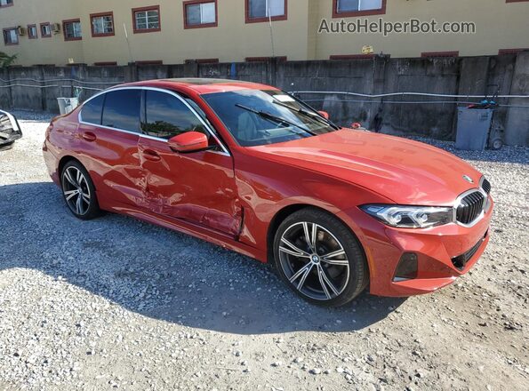 3MW69FF02R8E24418 2024 BMW 3 SERIES Red Front right