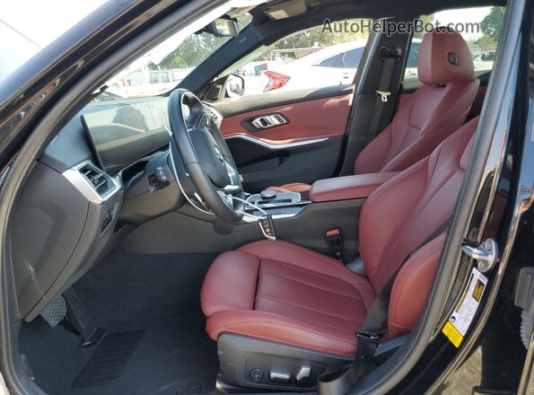 3MW69FF04P8D75090 2023 BMW 3 SERIES Black Front interior view