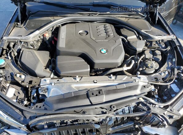 3MW69FF06R8E68924 2024 BMW 3 SERIES Black უკანა სალონის ხედი