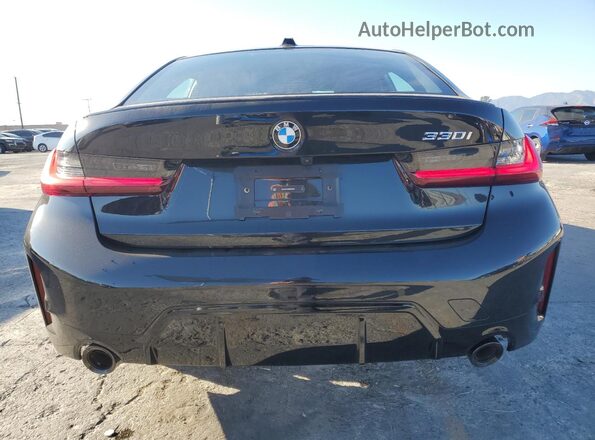 3MW69FF06R8E68924 2024 BMW 3 SERIES Black უკანა ხედი