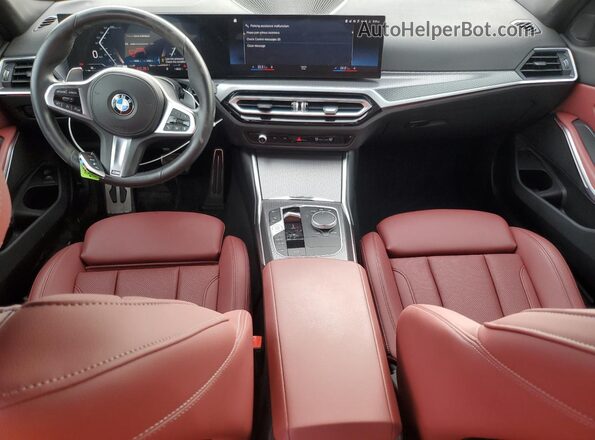 3MW69FF07P8D30046 2023 BMW 3 SERIES Black წინა პანელის ხედი