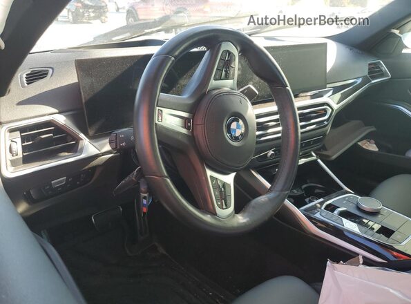3MW69FF07P8D33223 2023 BMW 3 SERIES Gray Առջևի վահանակի տեսք