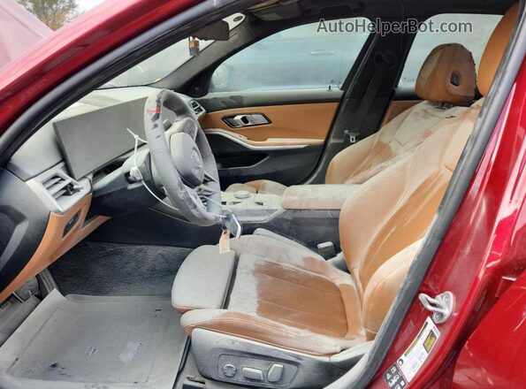 3MW69FT09S8F02834 2025 BMW M3 Red Вид салону спереду