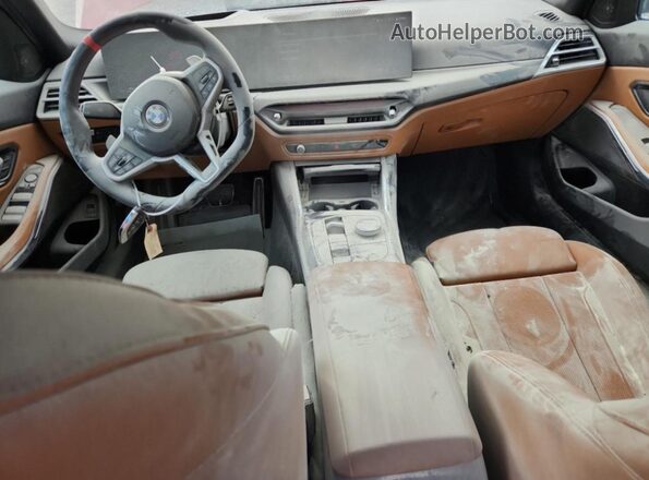 3MW69FT09S8F02834 2025 BMW M3 Red Вид панелі приладів