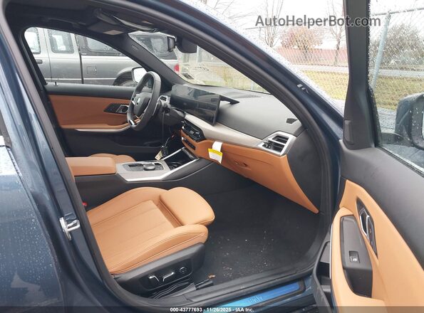 3MW89CW00S8F46854 2025 BMW 3 SERIES Blue Widok wnętrza z przodu