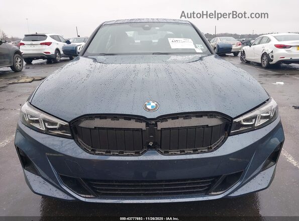 3MW89CW00S8F46854 2025 BMW 3 SERIES Blue Widok zestawu wskaźników