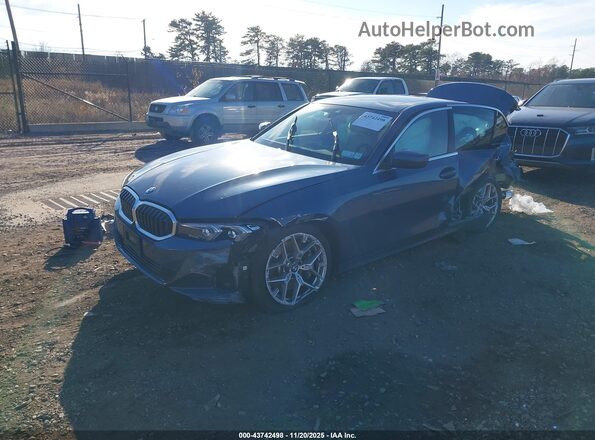 3MW89CW02S8F19722 2025 BMW 3 SERIES Blue Przód lewy
