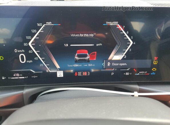 3MW89CW04T8F88929 2026 BMW 3 SERIES Gray Вид щитка приладів