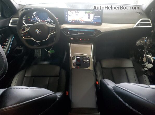 3MW89CW0XS8F67064 2025 BMW 3 SERIES Black წინა პანელის ხედი