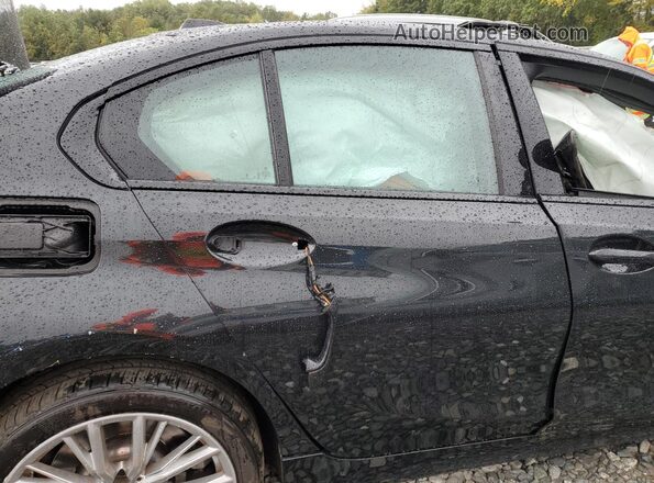 3MW89FF00P8D70011 2023 BMW 3 SERIES Black უკანა სავარძლების ხედი