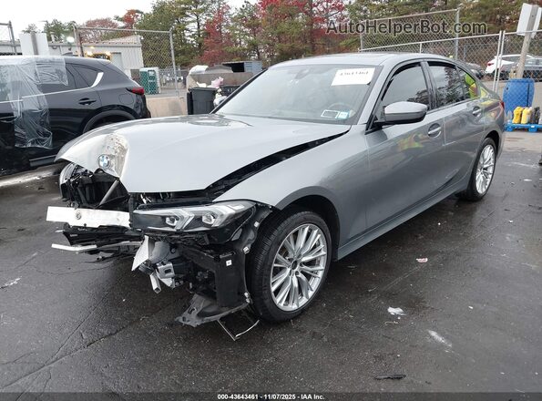 3MW89FF01P8D67179 2023 BMW 3 SERIES Серый Передняя левая четверть
