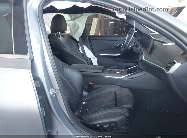 3MW89FF02R8E39476 2024 BMW 3 SERIES Gray Widok wnętrza z przodu