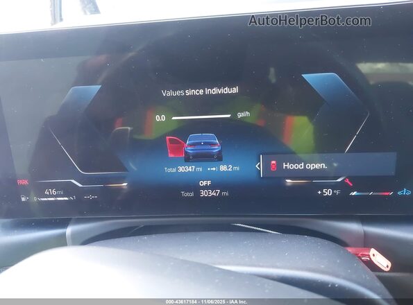 3MW89FF04P8C93711 2023 BMW 3 SERIES Blue Вид задніх сидінь