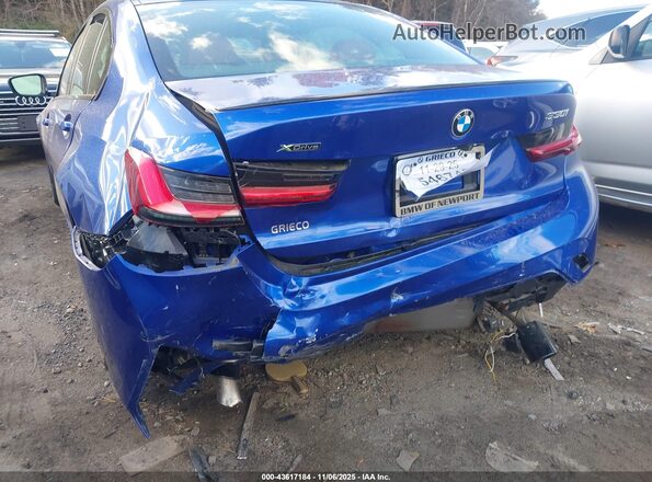 3MW89FF04P8C93711 2023 BMW 3 SERIES Blue Вид спереду