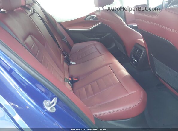 3MW89FF04P8C93711 2023 BMW 3 SERIES Blue Вид наклейки з VIN-кодом