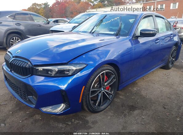 3MW89FF04P8C93711 2023 BMW 3 SERIES Blue Передня ліва чверть