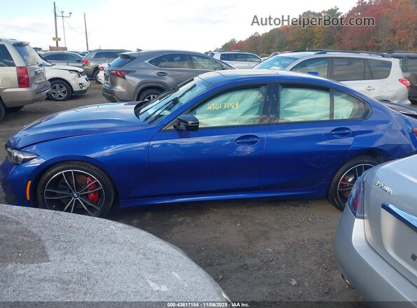 3MW89FF04P8C93711 2023 BMW 3 SERIES Blue Панорамний вид салону 360°