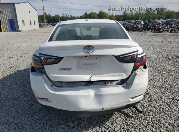 3MYDLBYV1KY504586 2019 TOYOTA YARIS White უკანა ხედი