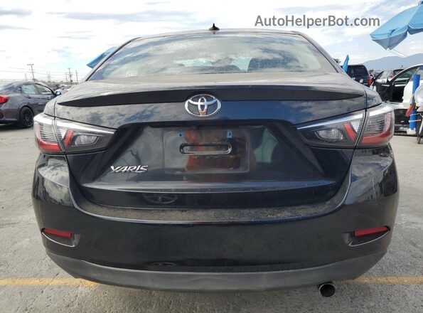 3MYDLBYV2KY513975 2019 TOYOTA YARIS Black უკანა ხედი