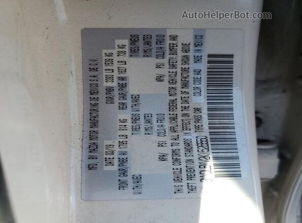 3MYDLBYV2KY526550 2019 TOYOTA YARIS White Widok komory silnika