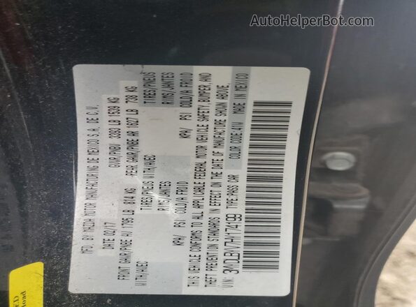 3MYDLBYV7HY174199 2017 TOYOTA YARIS Black Вид підкапотного простору