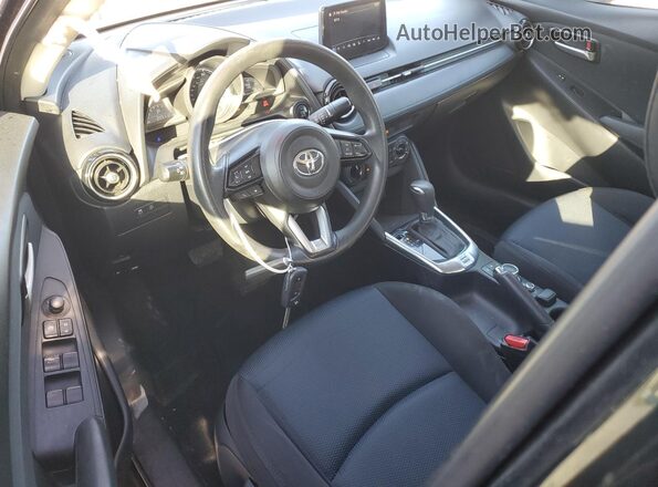 3MYDLBYV7KY516306 2019 TOYOTA YARIS Black წინა პანელის ხედი