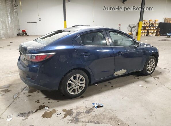 3MYDLBYV8JY307123 2018 TOYOTA YARIS Blue Trasero derecho