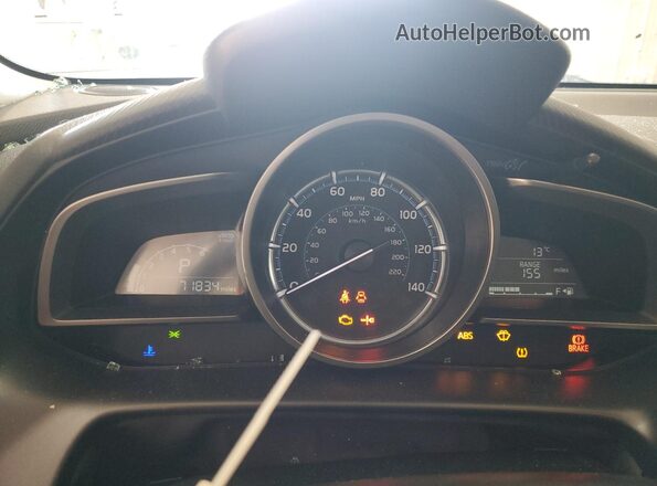 3MYDLBYVXLY711897 2020 TOYOTA YARIS White Widok zestawu wskaźników