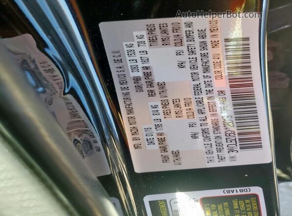3MYDLBZV6GY128019 2016 TOYOTA SCION Черный Вид наклейки с VIN-кодом