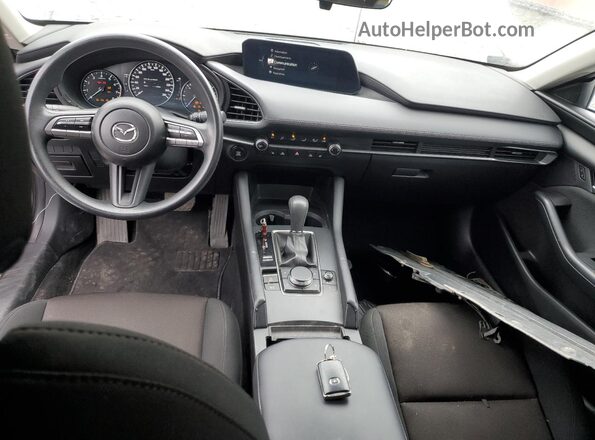3MZBPAB76NM305864 2022 MAZDA 3 White Вид панелі приладів