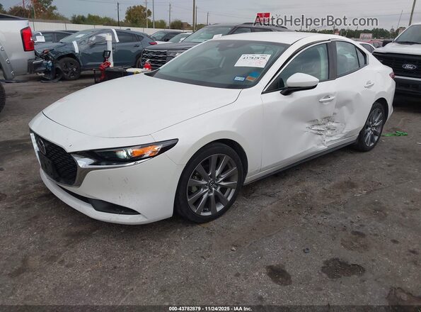 3MZBPABL0NM302956 2022 MAZDA 3 White Vista tres cuartos delantera izquierda