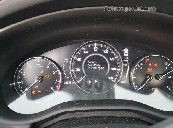 3MZBPABL7LM124749 2020 MAZDA 3 Blue ხელსაწყოთა პანელის ხედი