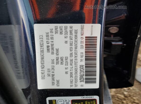 3MZBPABL7LM124749 2020 MAZDA 3 Blue ძრავის განყოფილების ხედი