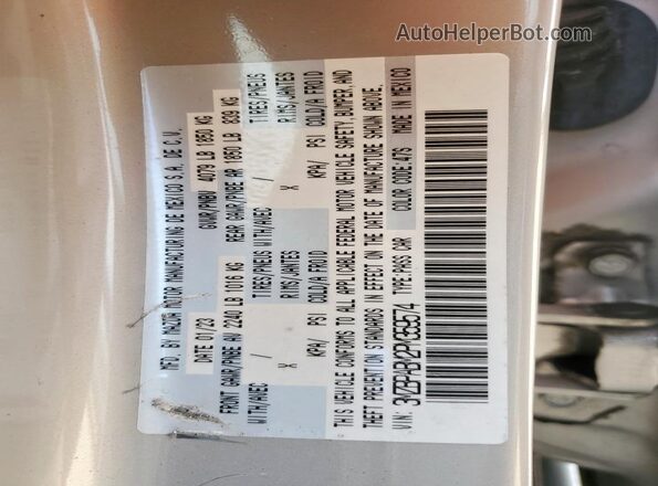 3MZBPABM2PM359574 2023 MAZDA 3 Бежевый Вид подкапотного пространства