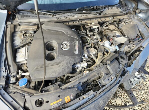 3MZBPBAY4NM319357 2022 MAZDA 3 Blue უკანა სალონის ხედი
