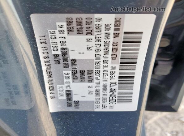 3MZBPBCMXRM417700 2024 MAZDA 3 Gray Vista de la etiqueta del VIN