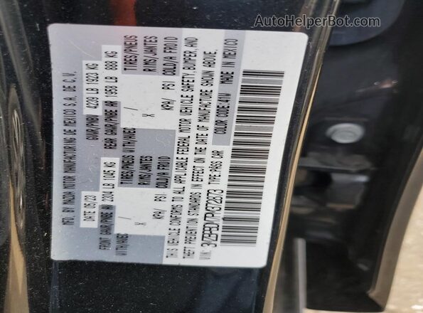 3MZBPBDM7PM372873 2023 MAZDA 3 Black Вид підкапотного простору