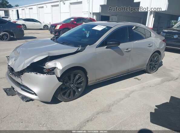 3MZBPBEY2PM354413 2023 MAZDA 3 Champagne Առջևի ձախ երեք քառորդ տեսարան