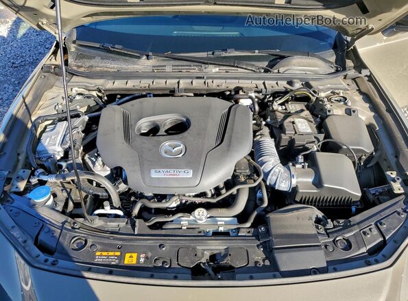 3MZBPBXY5RM418962 2024 MAZDA 3 Tan Widok wnętrza z tyłu