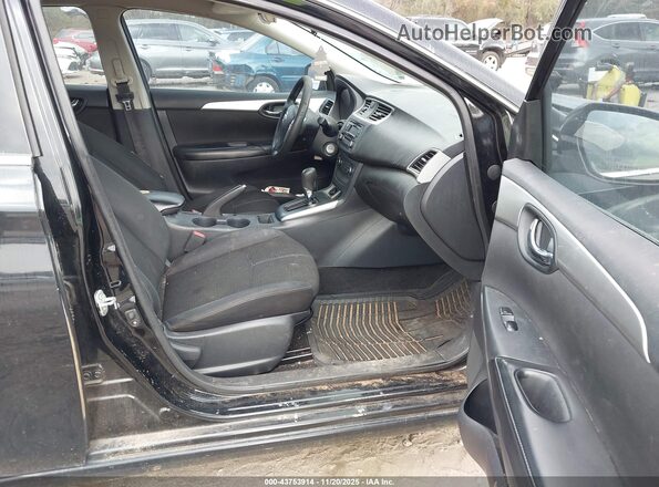 3N1AB7AP0HY320815 2017 NISSAN SENTRA Black წინა სალონის ხედი