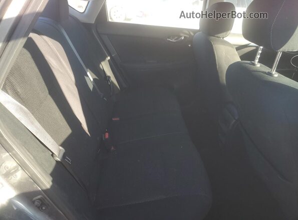 3N1AB7AP0KY324869 2019 NISSAN SENTRA Серый Вид задних сидений