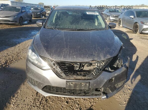 3N1AB7AP0KY324869 2019 NISSAN SENTRA Серый Вид спереди
