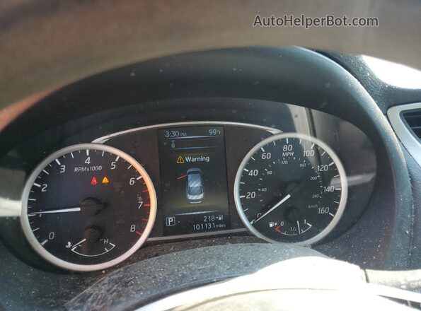 3N1AB7AP1JY226142 2018 NISSAN SENTRA Серебряный Вид щитка приборов