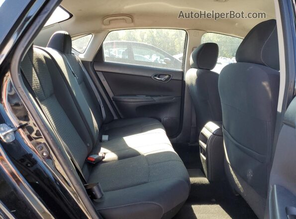 3N1AB7AP1JY265992 2018 NISSAN SENTRA Black Rear seats view