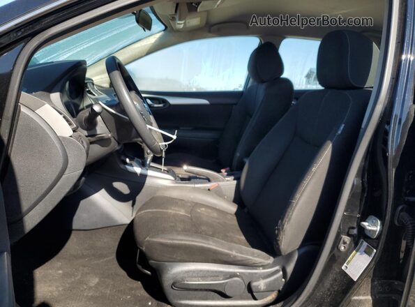 3N1AB7AP1JY265992 2018 NISSAN SENTRA Black Front interior view