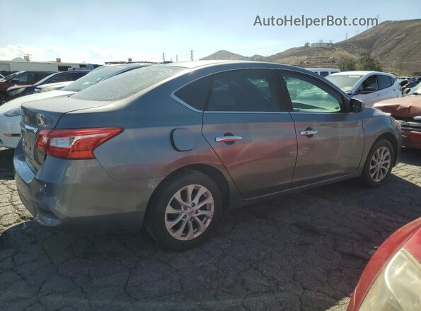 3N1AB7AP1JY290164 2018 NISSAN SENTRA Gray Задня права чверть