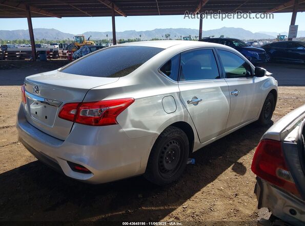 3N1AB7AP1KY249115 2019 NISSAN SENTRA Silver Задня права чверть